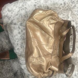 Beautiful Gold Coach purse like new